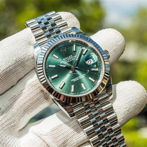 stainless rolex watch|rolex 41mm date just mint dial.